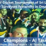 Congratulations to Al Tasnim Team, champions of the 10th SLQS Oman Cricket Tournament 2019 after defeating Al Turki