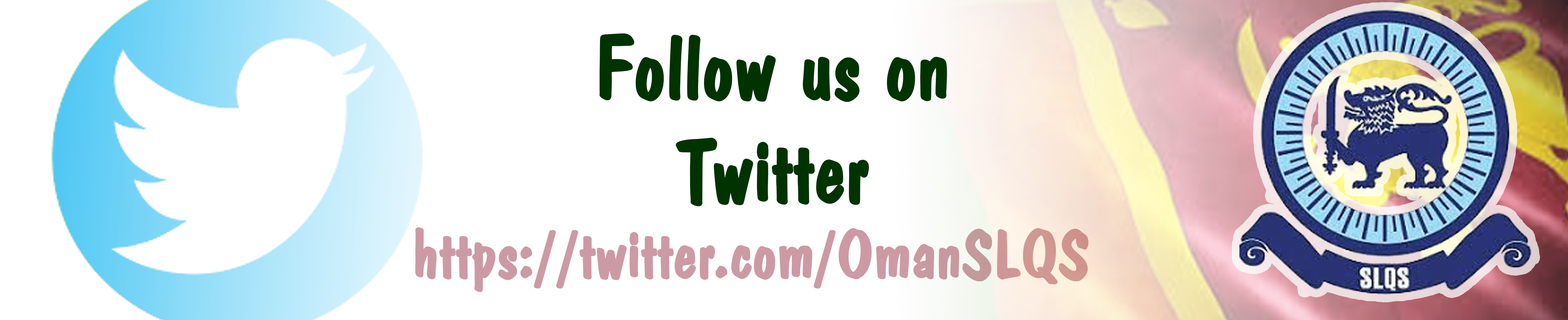 Follow us on Twitter…  https://twitter.com/OmanSlqs