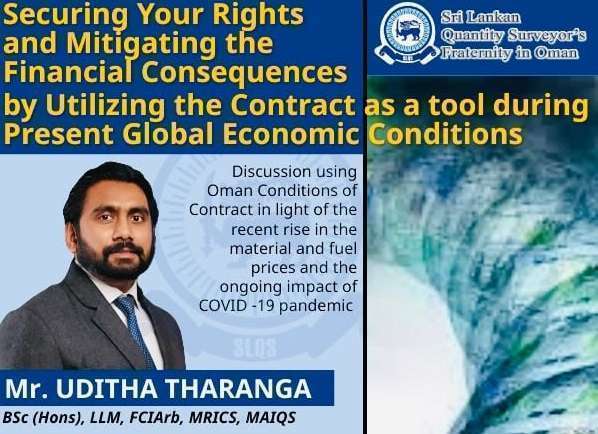 3rd CPD – Securing Your Rights and Mitigating the Financial Consequences by Utilizing the Contract as a tool during Present Global Economic Conditions