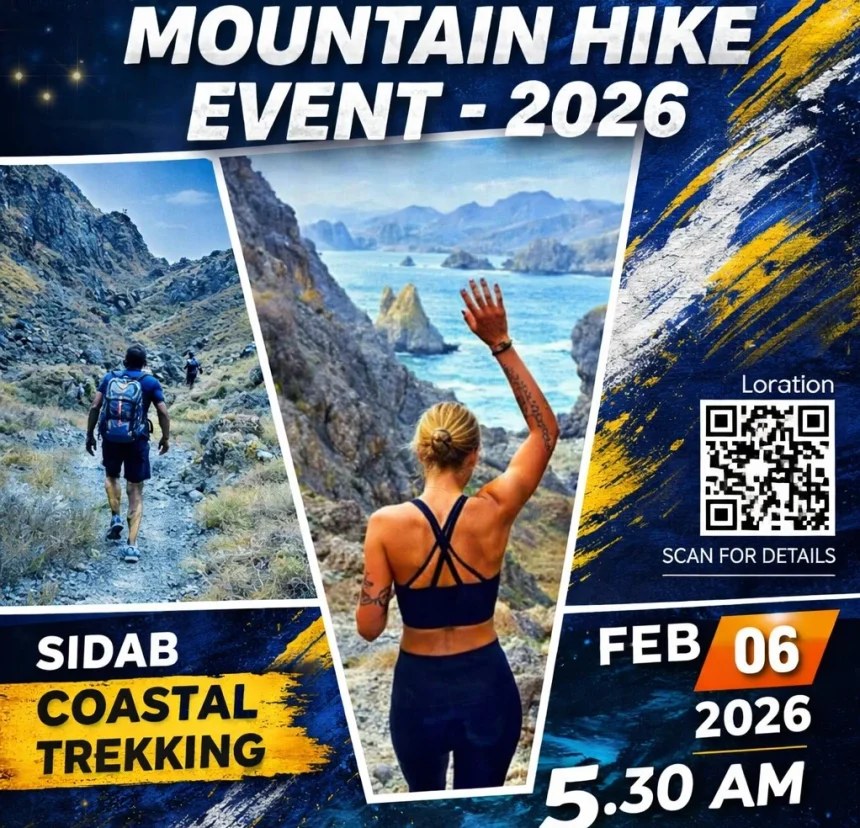 SLQS OMAN MOUNTAIN HIKE EVENT - 2026 SIDAB COASTAL TREKKING