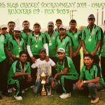 4th SLQS Oman Cricket Tournament 2014 - Runners Up Fun Boys Team