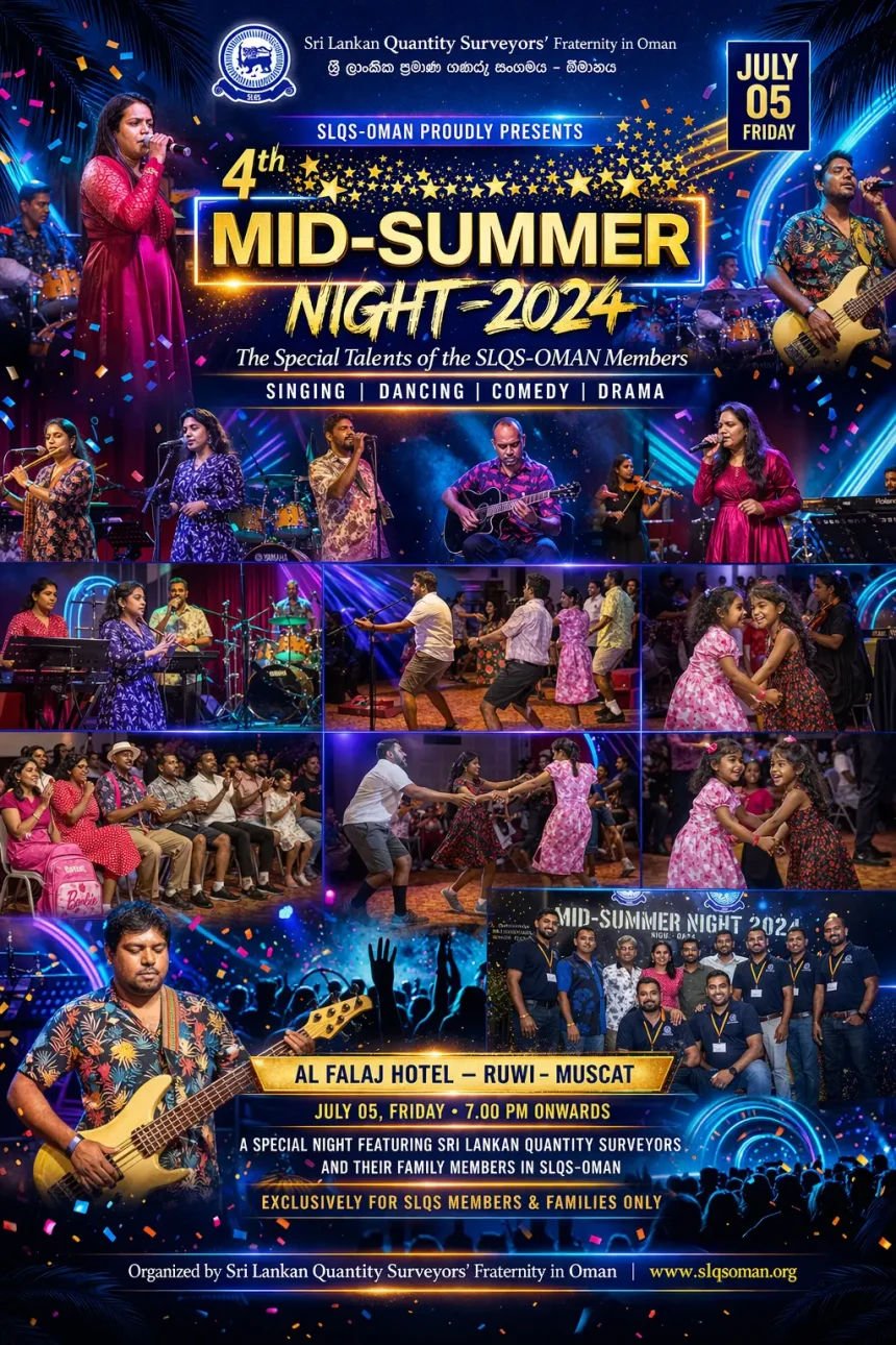 SLQS Oman Mid-Summer Night 2024 held at Al Falaj Hotel Muscat