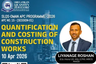 SLQS Oman APC Programme 2026 Quantification and Costing of Construction Works Session Flyer