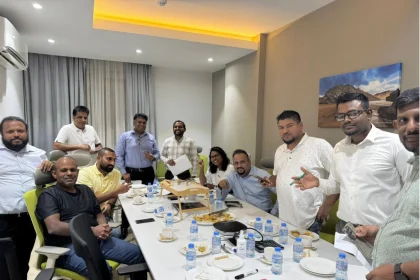 SLQS Oman officials and members planning the 5th Mid-Summer Night 2026 event during the kick-off practice session