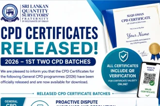 SLQS Oman CPD Certificates 2026 Released with QR