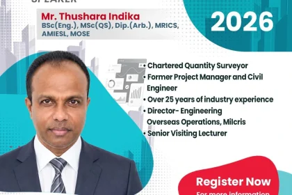 SLQS Oman General CPD 05 webinar on integrating sustainability into procurement process from a Quantity Surveying perspective by Mr Thushara Indika